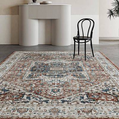 奢复波斯古古董地毯轻客厅茶几毯卧简约复古室床边毯美式民风大毯