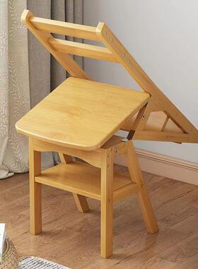 折叠梯子加家多室功能厚踏步梯台用阶凳梯椅内梯子凳87574楼梯高