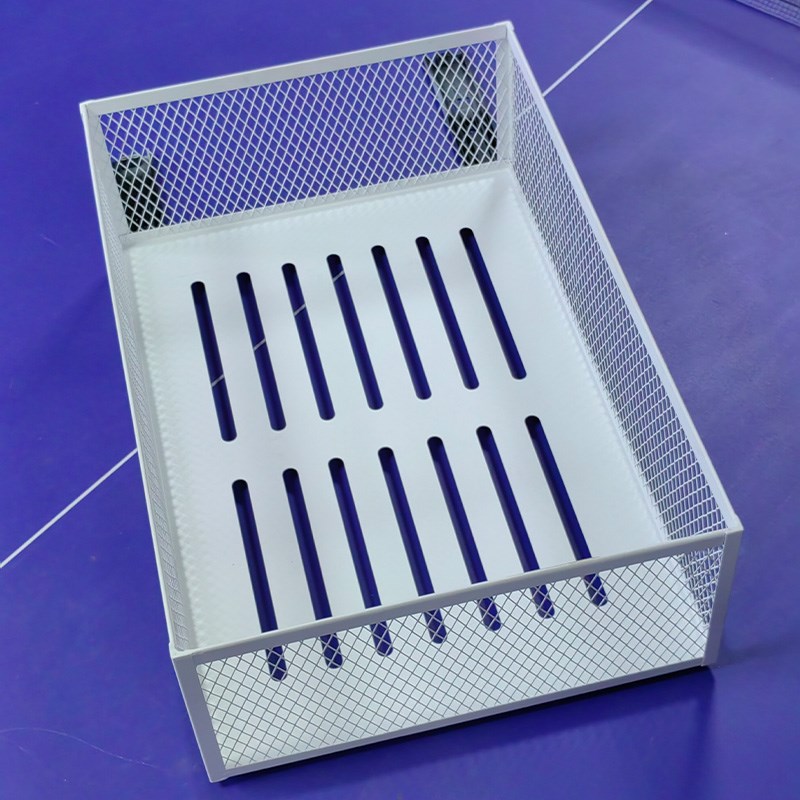 菱形网格收纳篮橱柜收纳筐杂物置物篮子定M制厨房衣柜抽屉轨道拉