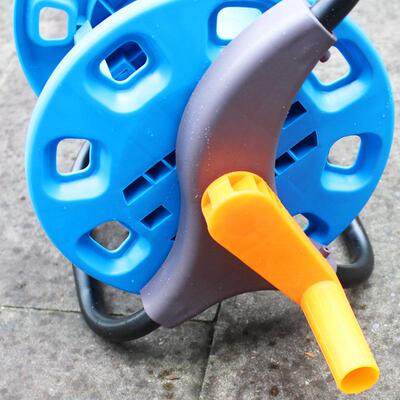 GER洗车水管车携水收管纳架架便子绕管器卷水管架子手提式水枪绞