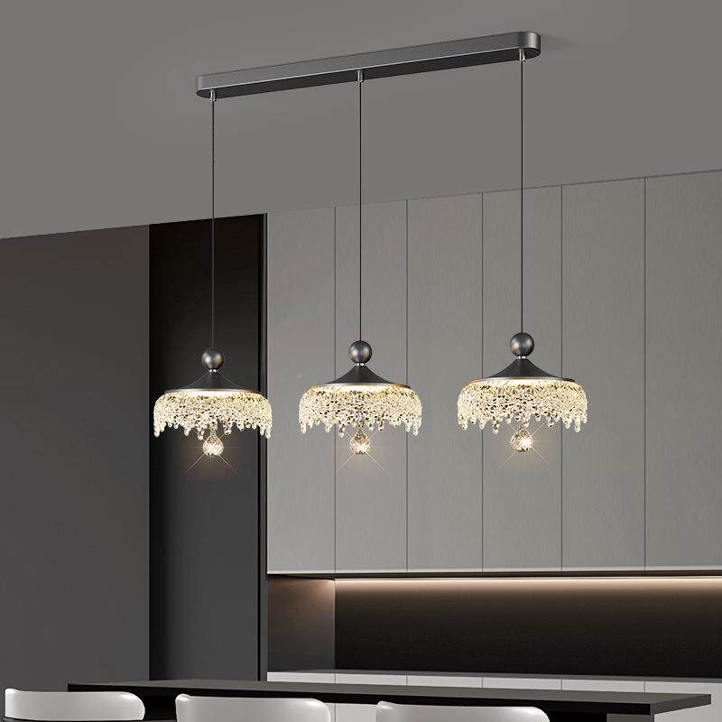 古风胡桃色小吊灯复古轻奢餐客厅厅吊灯木中走廊茶室卧室装饰866