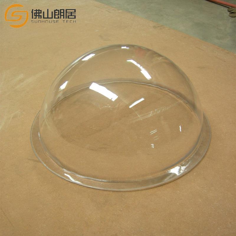 高明PC防尘罩PC耐罩力形板透明圆直筒球灯透罩防护罩p257c吸塑热