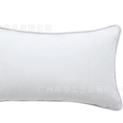 代简约腰枕长方形沙发钢家琴黑白格背枕客厅装饰靠垫套靠WL1645-4