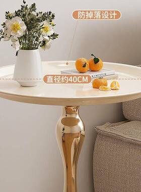 几床头物架轻奢高DB01H56级感床头柜替头代创意床头圆置桌边卧室