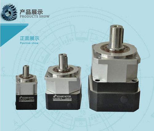 精密行星齿轮减速机57步进电机减速器 安川伺服电机减速箱PGL60-9