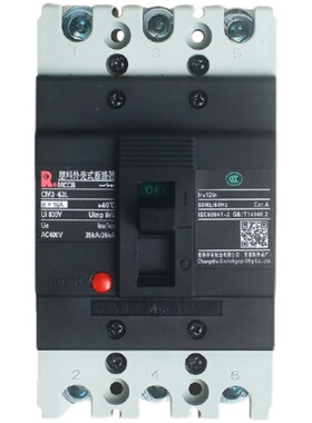 常熟开关厂塑壳断路器CM3-100C/L/M/H/3300 63/250/400/630A/800A