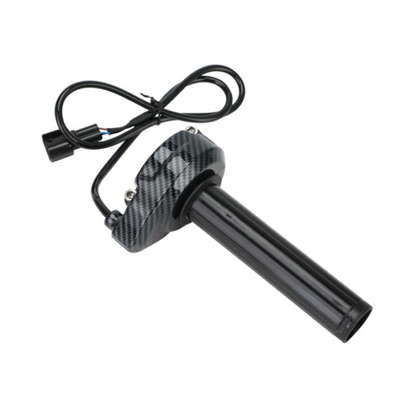 适用于虬龙轻蜂-Ron X/S越野电动摩托车车改装碳纤纹电子油门转把