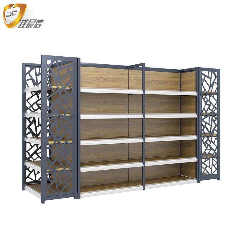 佳晨信超市货架展示架新款便利店货架靠墙架子商用多层置物架货柜