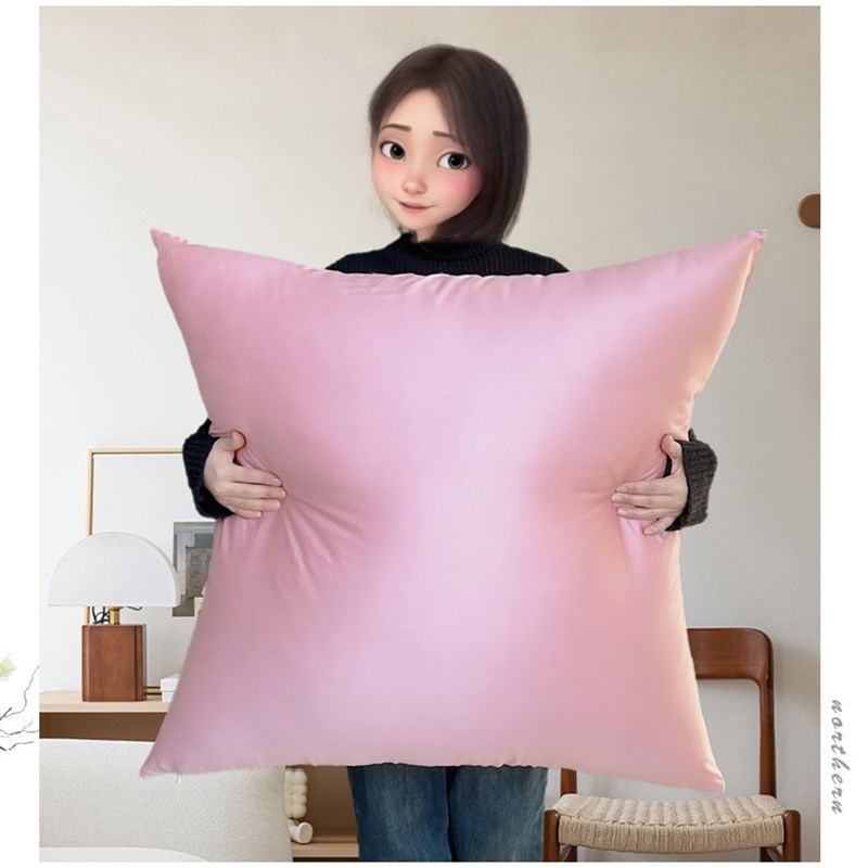 大号抱枕套纯棉不含芯60x80x65x85大靠枕套沙发靠背套床头靠垫套