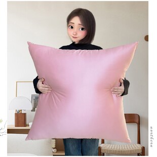 大号抱枕套纯棉不含芯60x80x65x85大靠枕套沙发靠背套床头靠垫套