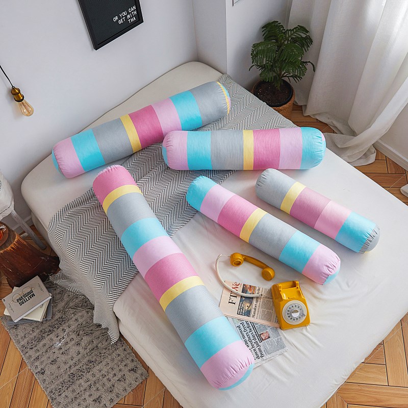 全棉糖果枕抱枕靠垫长条男朋友抱枕超长圆柱枕抱枕可拆洗大抱枕