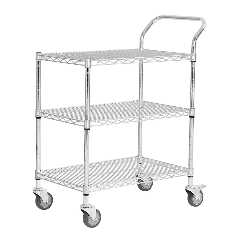 展示架自由组合不锈钢货物架子置物架多层架落地组装移动货架带轮