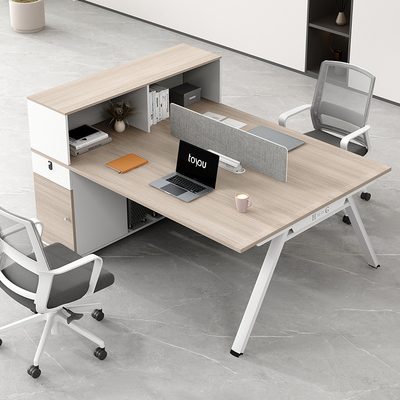 职员办公桌员工桌钢l架办公桌双人办公桌2/4/6人办公桌ZYZ0013