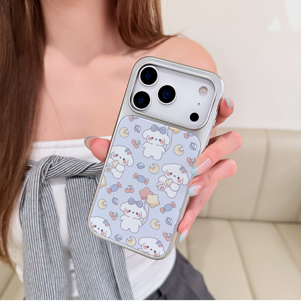 云朵的糖果狗 手感超好适用于苹果手机壳磁吸iPhone17promax全包iPhone16plus软边苹果15/14防摔13晶瓷亚克力