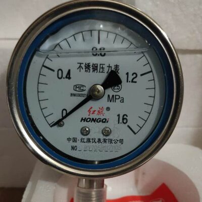 红旗仪表      不锈钢耐震压力表 YTN-60BF  油压气压水压 耐腐蚀