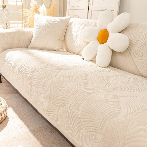 米色沙发垫子冬季加厚短毛绒防滑真皮坐垫法兰绒冬天款套罩盖布巾,居家布艺,沙发垫,淘宝优惠券,粉丝福利购,淘宝优惠卷