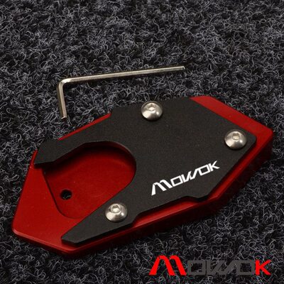 MOWOK CBR300R CB150R NC750 NC700 改装铝合金边撑加大垫座套