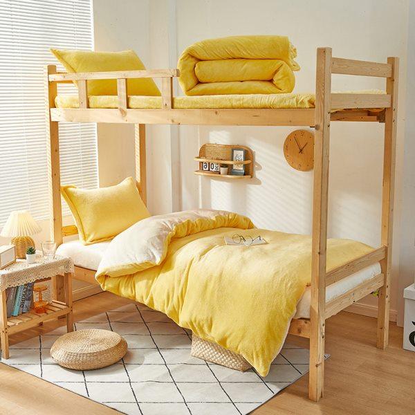 大学生宿舍床上三件套珊瑚绒法兰绒床单被套被子被褥四六件套全套,床上用品,学生床品套件,淘宝优惠券,粉丝福利购,淘宝优惠卷