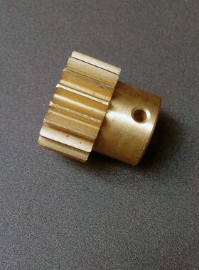 铜齿轮 上滚轮传动齿轮 C420片皮机大铲机用R06505