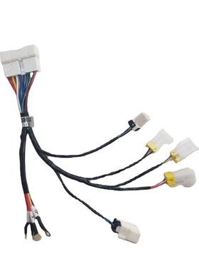 挖掘机适用小松PC200/300/400-7操作台钥匙开关线束207-06-71170