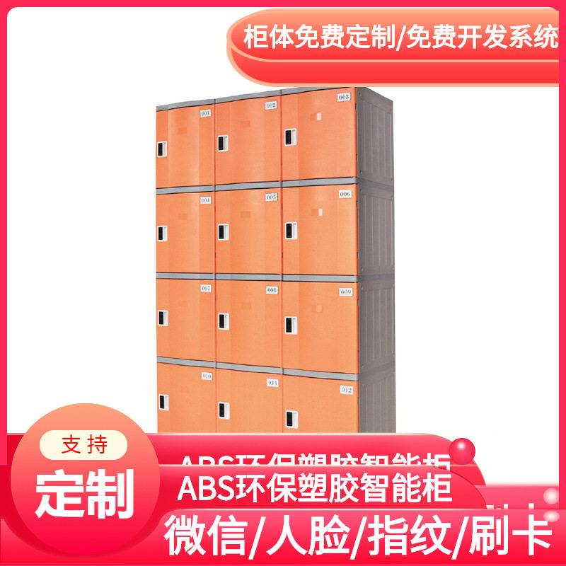 游泳池馆/幼儿园/学校园智能微信扫码工具储物柜/塑胶电子书包柜