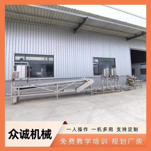 大型豆腐皮设备生产线 商用千张豆片机厚薄可调时产500斤干豆腐机