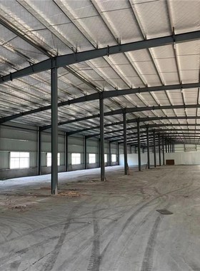 旧钢结构厂房车间仓库行车房库房新旧E钢结构厂房Q235H型钢结构