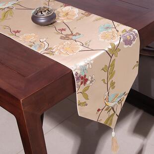 餐中式喜上头桌旗喜上枝头家用餐桌桌旗厅物酒枝店植桌旗直销