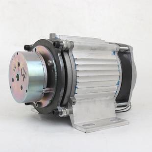 电磁刹无刷电无机中置减速车动机电动三轮车电直流刷四轮车刹886