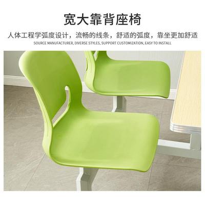 食堂连体餐快桌椅组合学校AWH食堂员工饭堂四区餐餐厅人位连体防