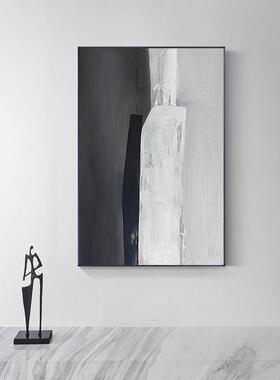 橙色抽象尺寸装沙饰画极简风发背景挂画玄关卧走EM-876廊室大样板