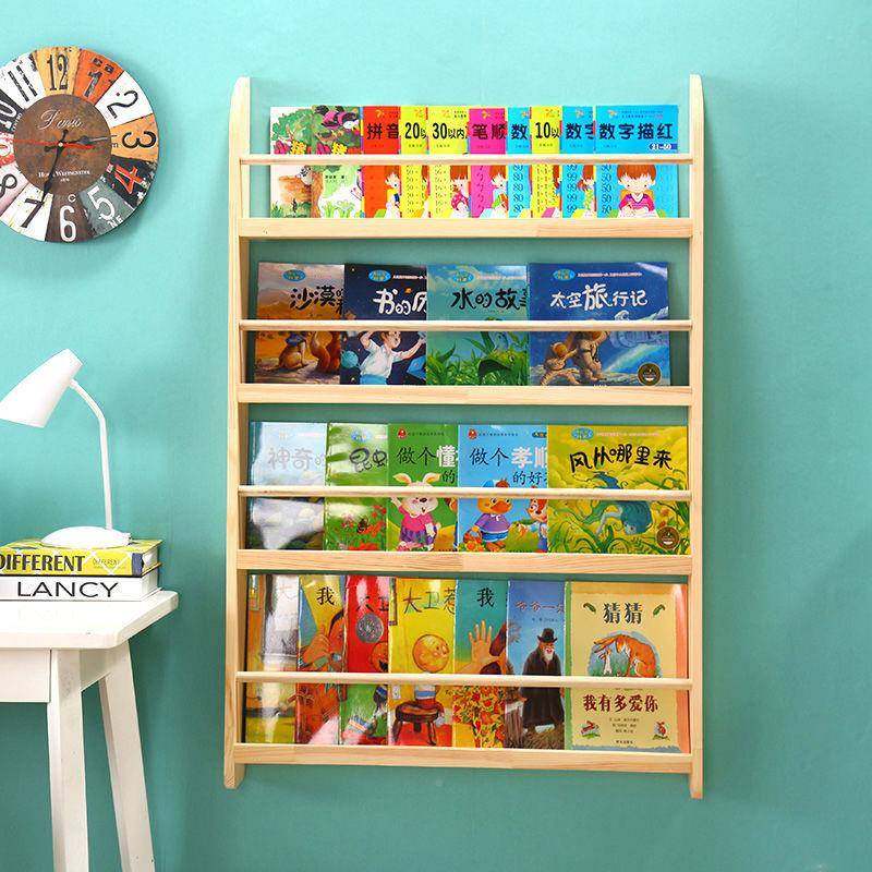 墙壁书架简易儿童壁挂墙上实木园卧室绘展本示OUN书柜收纳儿置物,住宅家具,儿童书柜,淘宝优惠券,粉丝福利购,淘宝优惠卷