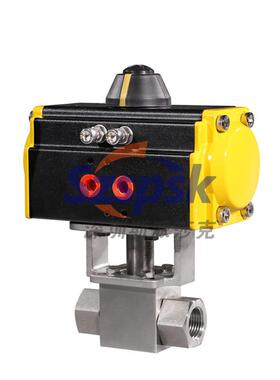 Q61球-1F30P气动高压球FGK阀气动不锈钢锻打丝扣阀250公0斤气动阀