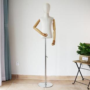 儿童女模特带手童装特店男童装小拍摄衣架无品牌/半身道孩具橱窗