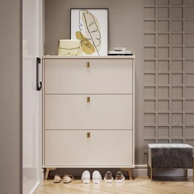 油风超薄翻斗鞋柜家用门门口奶大容量入关户RBP门玄柜厅简易收纳