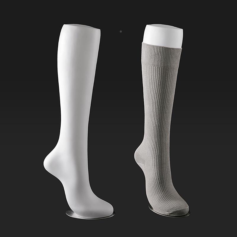 女脚型无女缝加厚磁铁中腿腿袜模女小模特丝袜中筒袜脚无品牌/模