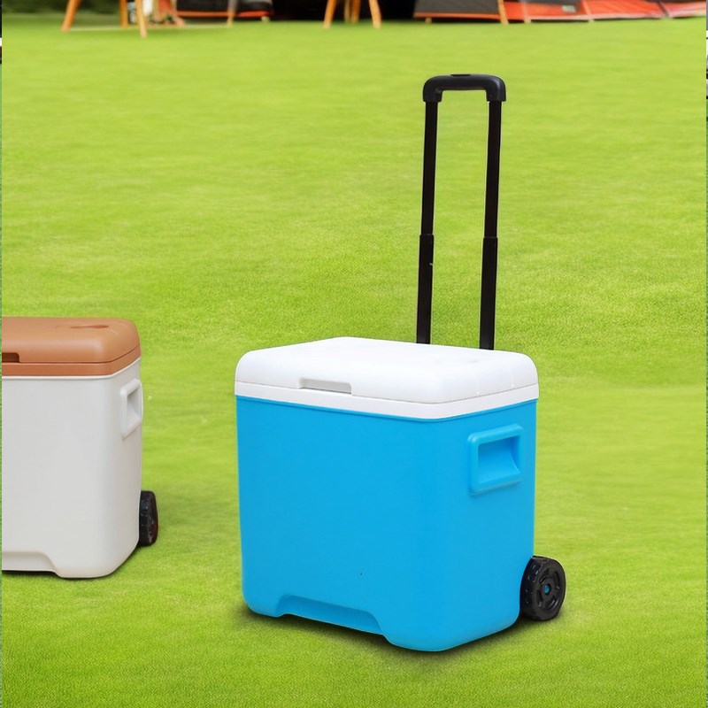 30L车载保温箱冷藏箱摆摊专用野餐拉杆pu冰桶户外露营保冷箱6-85L