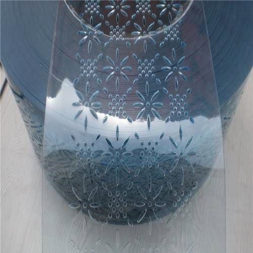 加厚秋冬皮门家用空调门帘透明橡胶防虫磨砂高档厕所饭店商场门联