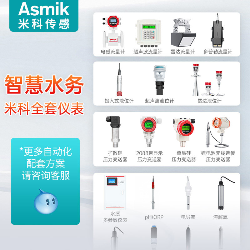 多参数水质分析仪检测仪智慧水务pH浊度电导率余氯溶解氧二氧化氯