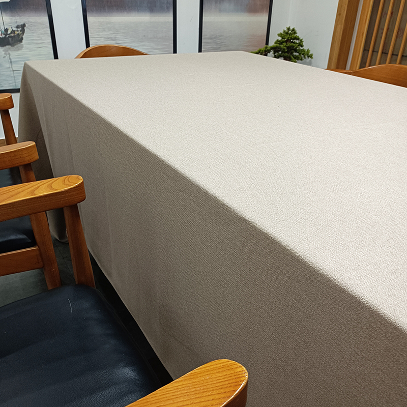 会议室桌布高级感桌布商用茶几桌布中间长条办公桌长桌布定制logo