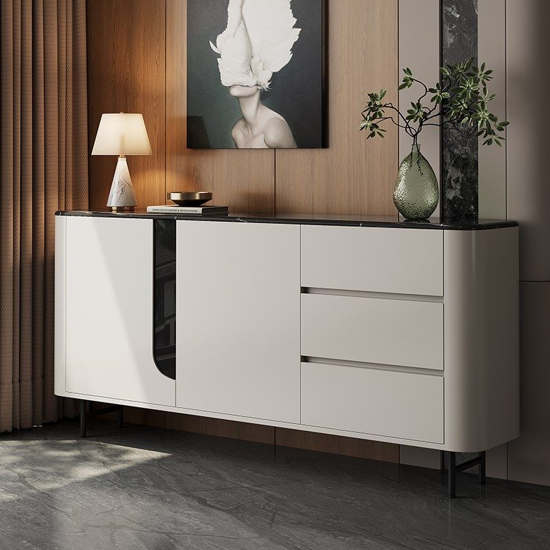 大理石餐边柜意式极简客厅隔断储物柜靠墙边柜现代简约入户玄关柜,住宅家具,餐边柜,淘宝优惠券,粉丝福利购,淘宝优惠卷