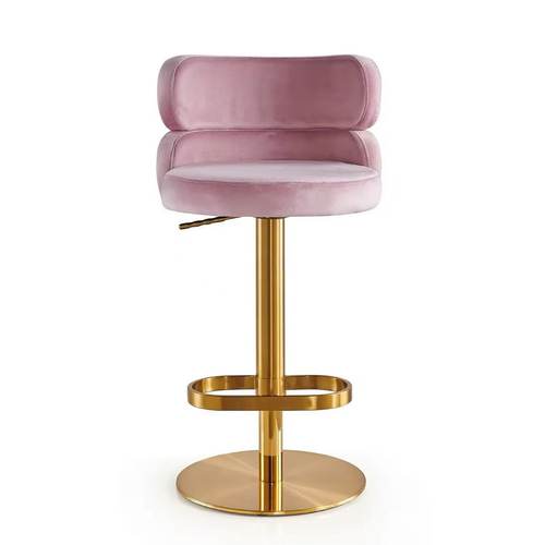 北欧简约升降吧台椅旋转酒吧椅咖啡厅前台吧台椅眼镜店酒吧高脚凳