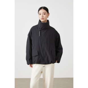 【1-17】6659偏门禁立领一手长款羽绒服