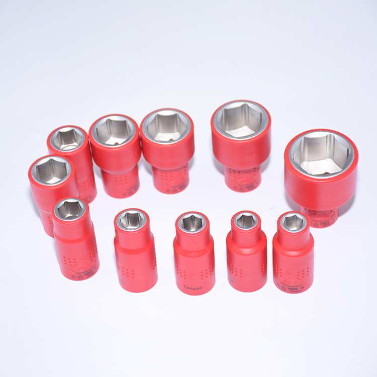 1/2绝缘工具套装加长型   铬钒钢材质 绝缘套筒T型扳手组合箱