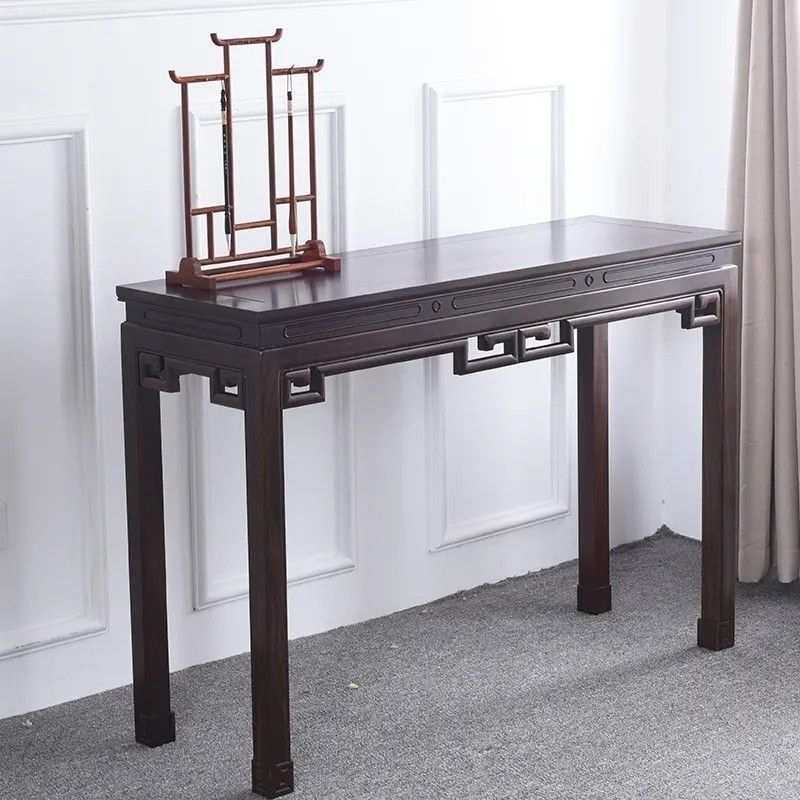 书桌赞比亚家具血檀画案实木古典书画办公桌中式仿古书法画桌