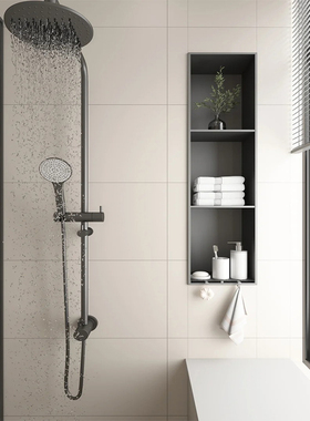 304不锈钢壁龛嵌入式浴室卫生间成品定制枪N灰色壁龛柜金属置物架