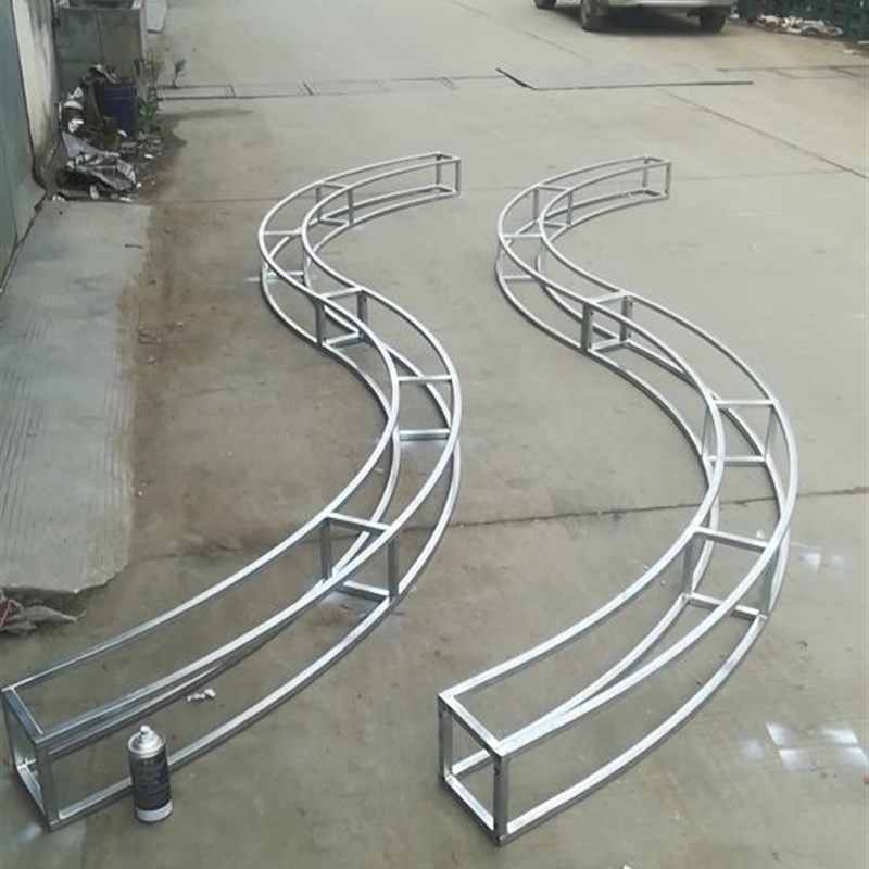 铁艺桁架弧形S形曲形广告背景架子婚庆活动舞台圆形半圆形拱门架