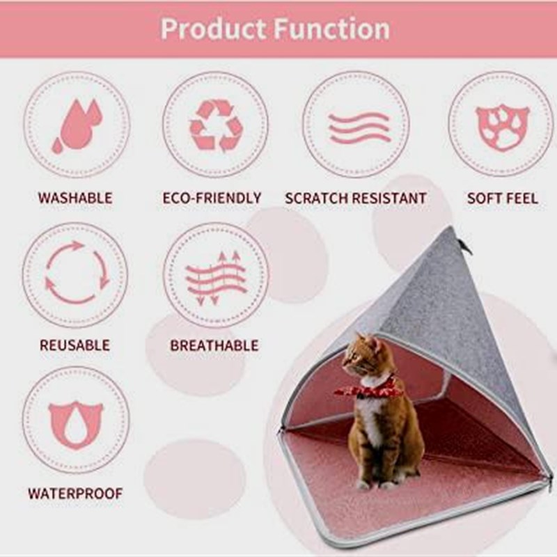 猫咪用品猫垫可拆洗狗窝 半封闭DIY猫窝狗垫 宠物垫狗床 宠物用品