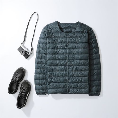 2024新款大码轻薄羽绒服男短款内胆爸爸青少年超马甲马夹秋季内搭