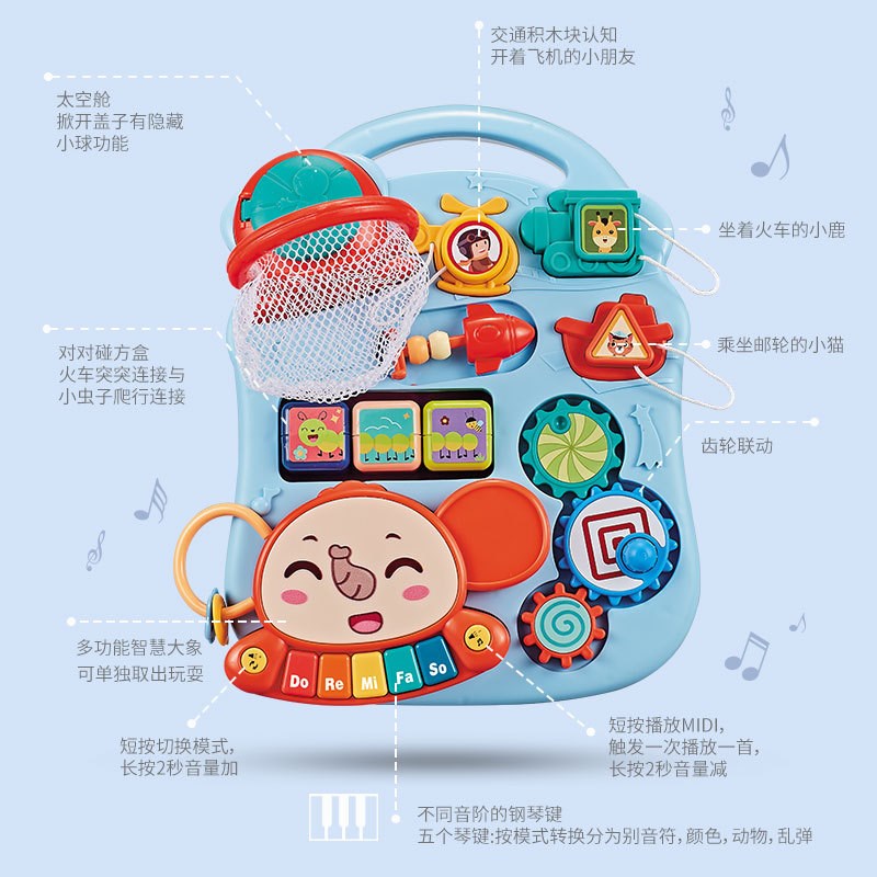 宝宝学步车手推车玩具婴儿多功能防侧翻防O型腿助步平衡车